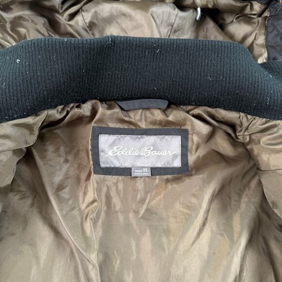Eddie Bauer Jacket Parka EB 650 Winter Coat Black Down Filled Cold Weather XS - Picture 4 of 15